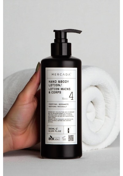 Mercada Siyah No 4 Purifying And Soothing Hand & Body Lotion 380 Ml Bergamot Ve Patçuli Özlü El Ve Vücut Losyonu