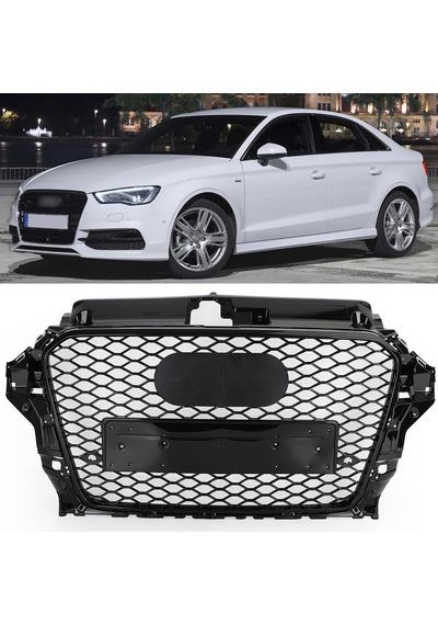 Audi A3 2012-2016 Siyah Sedan H.b Rs3 Ön Panjur