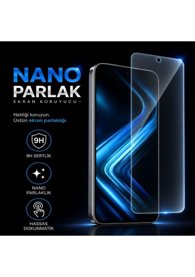 Infinix Gt 50 Pro İle Uyumlu Ekran Koruyucu Nano Parlak, 9h Kırılmaz Esnek Yapı