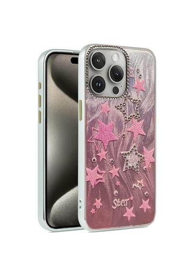 Newface - 319 - Apple iPhone Uyumlu 15 Pro Max Kılıf Blade Aynalı Desenli Kapak - - Glblseme - Desen 7