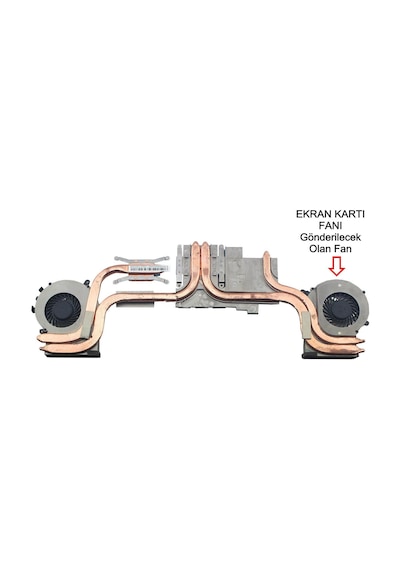MSI Uyumlu Pe60 2Qd,Pe60 2Qe, Pe60 6Qe Gpu Fan Ekran Kartı Soğutucu Fan