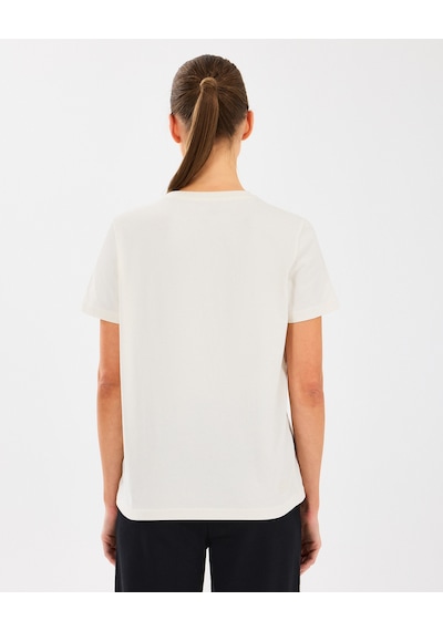 Skechers W Essential Crewneck T-shirt Kadın Off White Tshirt S2510029-102 Beyaz