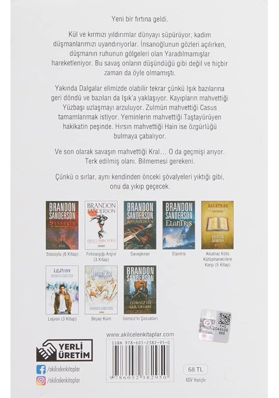 Oathbringer 2. Cilt: Fırtınaışığı Arşivi Üçüncü Roman