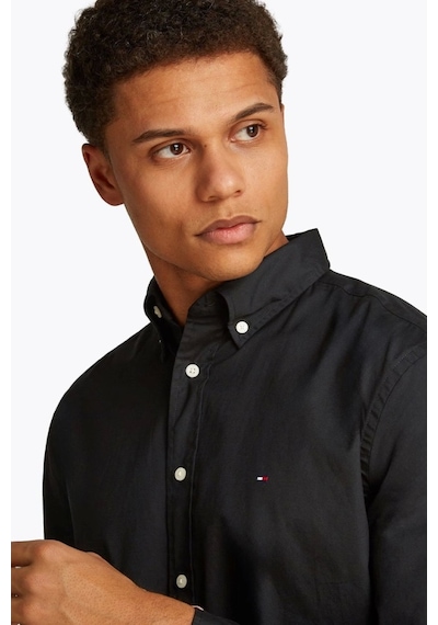 Tommy Hilfiger Erkek Siyah Core Flex Gömlek Siyah