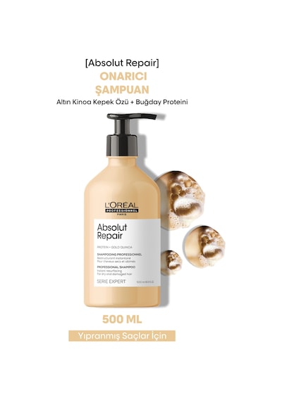 Serie Expert Absolut Repair Yıpranmış Saçlar Için Onarıcı Şampuan 500ml