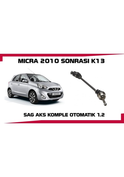 Mıcra Sag Aks Komple Otomatık 1.2 2009 Sonrası K13 Kasa