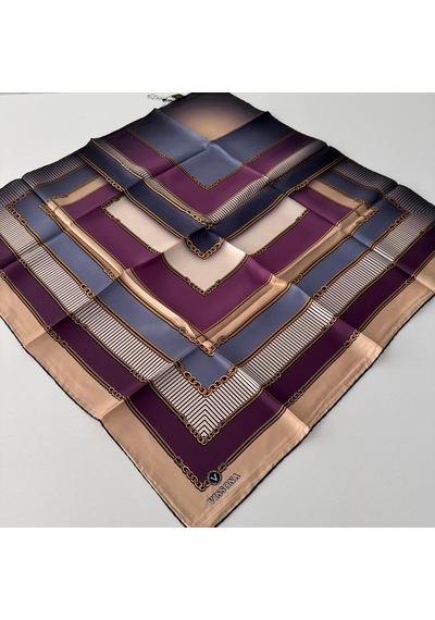 Vissona Twill İpek Eşarp Ipk5306-27739 Çok Renkli