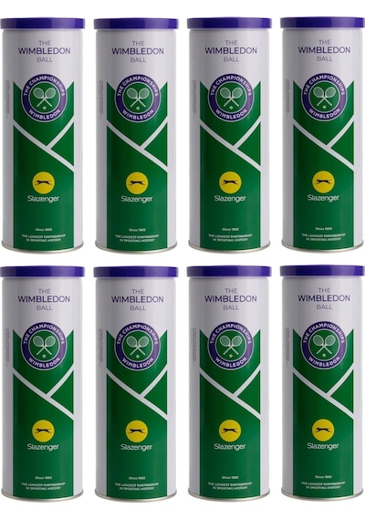 Slazenger Wimbledon 3'lü 8 Kutu Tenis Topu