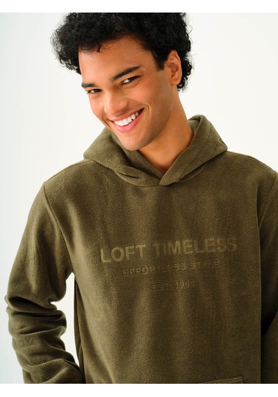 Loft Erkek Sweatshirt Koyu Haki Lf2037418 25kp69000073 P69195 Koyu Haki