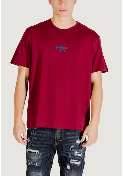 Calvin Klein Erkek Tişört-lv04rb866g Kırmızı