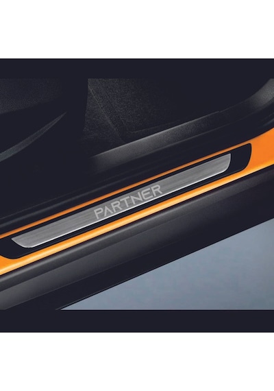 Peugeot Partner Tüm Modeller Old Krom Kapı Eşiği 4 Parça Paslanmaz Çelik