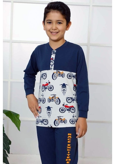 Alimer Erkek Çocuk Uzun Kollu Pijama Takımı Edy5162Uk