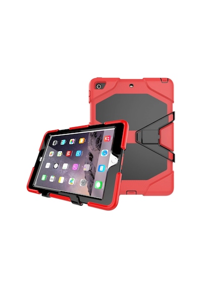 Apple iPad Uyumlu 5 Air 9.7 Kılıf Griffin Tablet Kapak - Kırmızı Tablet Kılıfı
