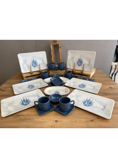 Takım Kahvaltı Blue Magıc 27 Parça 6 Kişilik