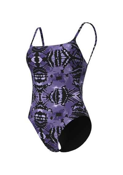 Arena Water Prints Swimsuit Kadın Mor Yüzücü Mayo 009398905