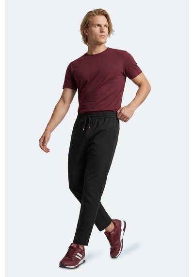 Slazenger Espıno Erkek Cepli Siyah Eşofman Altı