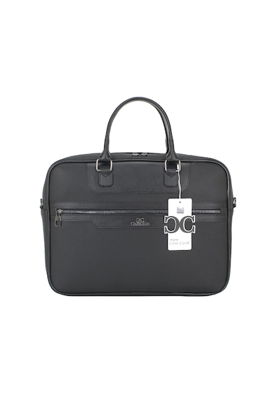 Case Club 2208 Evrak Çantası 15.6 İnç Laptop Bölmeli Omuz Askılı Siyah
