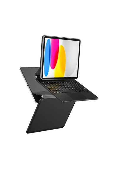 Apple Uyumlu iPad  Pro 11 1/2/3/4.nesil Klavyeli Kılıf Magic Keyboard Touchpad Aydınlatmalı Klavye 2018-2022 Kılıf
