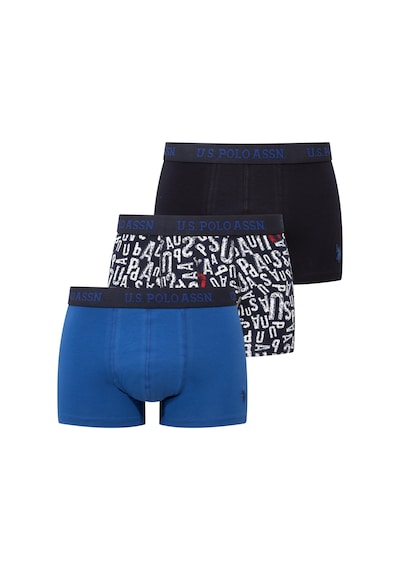 U.s. Polo Assn. Erkek Saks - Baskılı - Lacivert 3 Lü Boxer Çok Renkli U.s. Polo Assn. Erkek Saks - Baskılı - Lacivert 3 Lü Boxer Çok Renkli