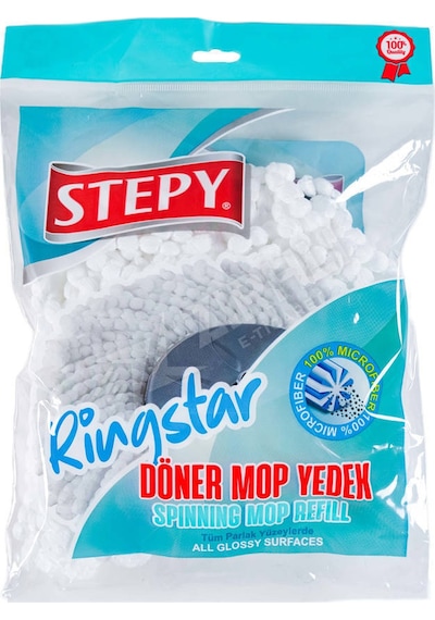 4 Adet Stepy Yedek Mop Paspas