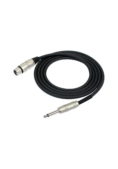 Kirlin Mp-482Pr-3Mt Mikrofon Kablosu- Xlr F-1/4 Mono Plug