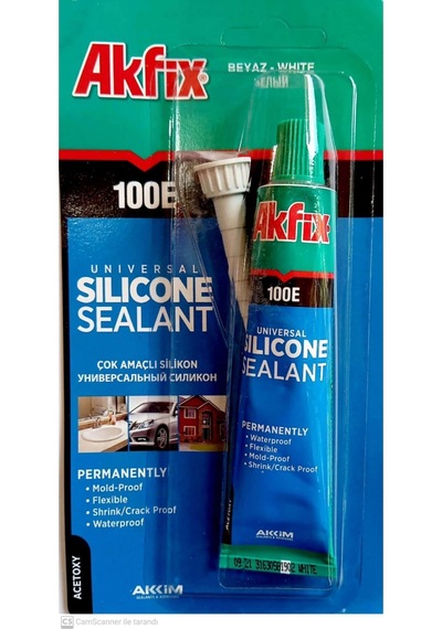 Akfix Tüp Silikon Beyaz 50 Gr