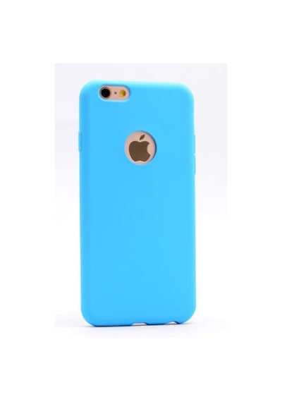 Apple Uyumlu iPhone 6s Kılıf Esneyebilen Şık Sofina Silikon Kapak Saks Mavisi
