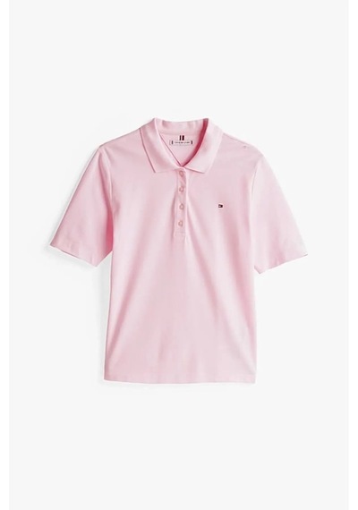 Tommy Hilfiger 1985 Reg Pıque Polo Ss Kadın Pembe Polo - Ww0ww43224