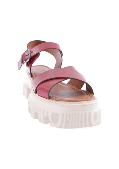 Dgn 144 Kadin Kalin Taban Çapraz Bantli Sandalet 144-207-R0309 Bordo