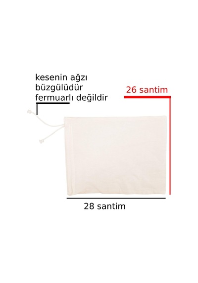 Bakliyat Ham Bez Saklama Kesesi Büzgülü Ürün Yüzde Yüz Pamuk Kotondur 28x26 Santim Hacim 1,70 Kg Çok Renkli