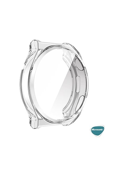 Huawei Watch Gt5 Pro 46mm Kılıf 360 Full Round Soft Silicone Şeffaf Watch Gt5 Pro 46mm İle Uyumlu Kılıf - Şeffaf