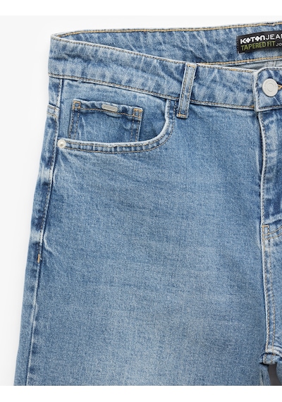 Koton Pamuklu Normal Bel Tapered Fit Jean Pantolon - Joe Jean Orta İndigo 6wam40022ıd İndigo Koton Pamuklu Normal Bel Tapered Fit Jean Pantolon - Joe Jean Orta İndigo 6wam40022ıd İndigo