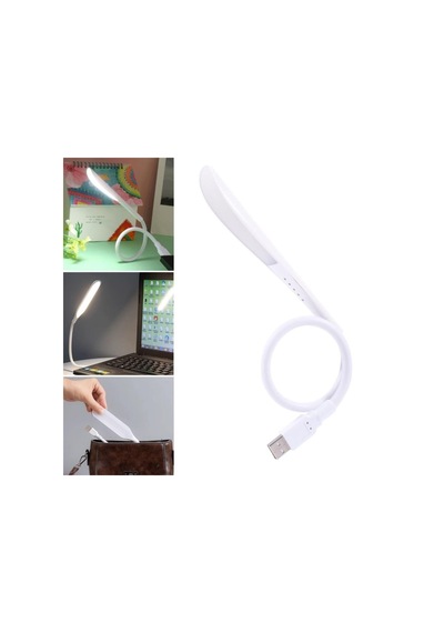 Dilaratrendhouse Usb Girişli 14 Ledli 3 Kademeli Dokunmatik Masa/kitap Okuma Lambası Ledi Beyaz Dlra