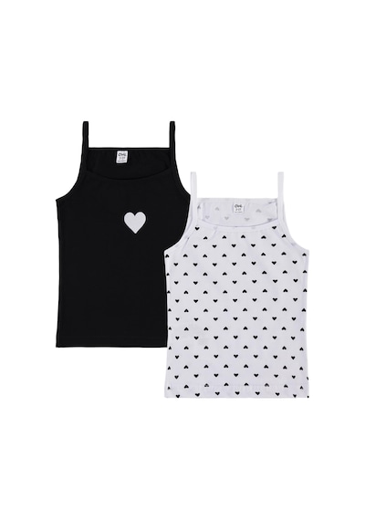 Civil Girls Kız Çocuk Kalp 2-10 Yaş 2'li Atlet - Standart