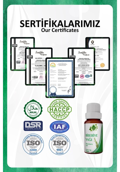 Biberiye Yağı Rosemary Essential Oil 10 Ml.