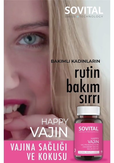 SOVITAL Happy Vajin Sağlığı Ve Kokusu 40 Softgels