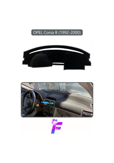Opel Corsa B 1992-2000 Uyumlu Torpido Örtüsü Yansıma Önleyici Tam Koruma Kolay Montaj H74