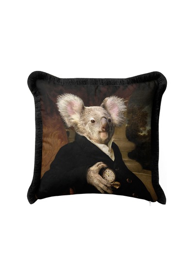 Avangart Portre Lüx Saçaklı Yastık Kılıfı-koala Figür Siyah Vintage Modern Püsküllü Kırlent Kılıfı Toprak Ada Yeşili Avangart Portre Lüx Saçaklı Yastık Kılıfı-koala Figür Siyah Vintage Modern Püsküllü Kırlent Kılıfı Toprak Ada Yeşili