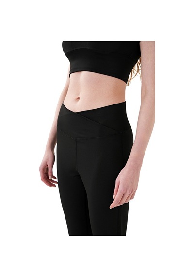 Musclecloth Aura Cross Flare Pantolon Siyah
