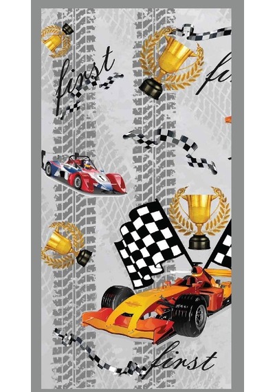 Brillant Latex Kaymaz Taban Çocuk Halı-Rally Hl11142.101-(100X160 Çok Renkli