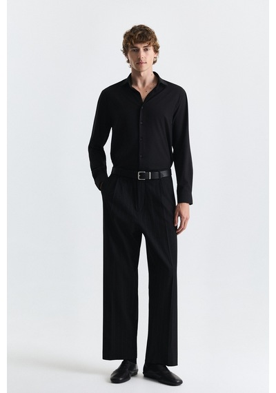 Antioch Comfort Slim Fit Gömlek Siyah