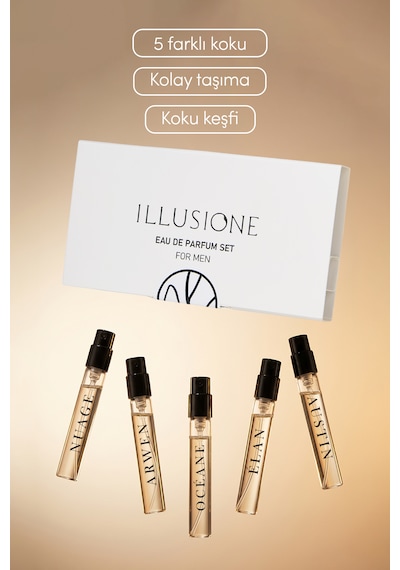 Erkek Parfüm Deneme Set 5x2 10ml Aromatik