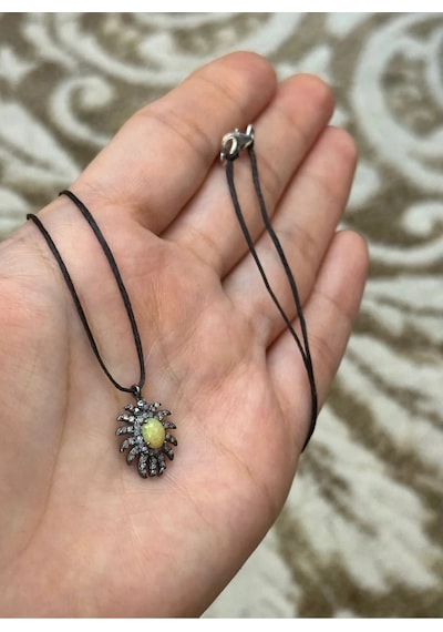 Allahverdi Türkmen Opal Elmas Kolye 095