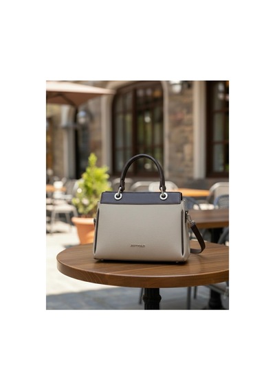Just Polo Kadın Premium El & Omuz Çantası Ebat 18 X 26 Cm Shoulder Bag Vizon - Kahverengi 42591905