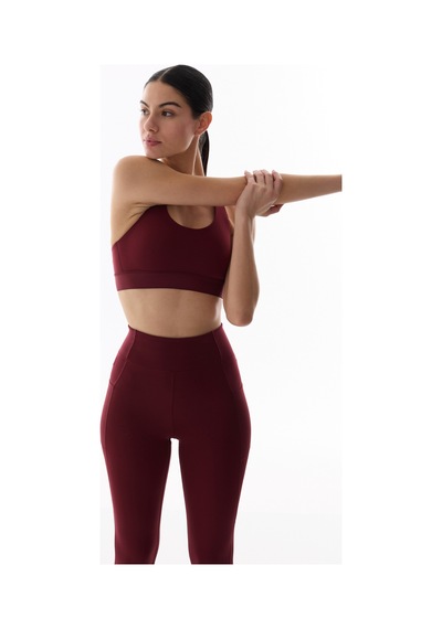 Penti Bordo Wonder Yüksek Destek Crossline Spor Sütyeni
