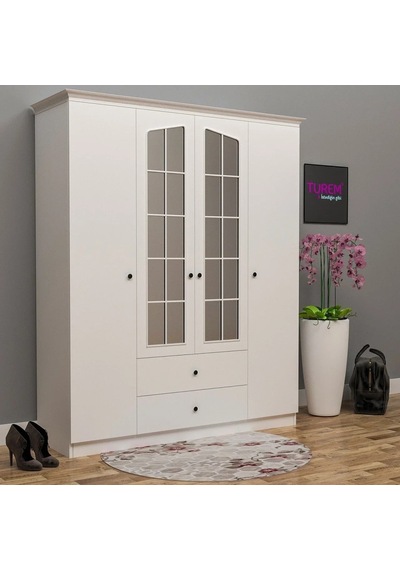 Bale Gardırop Mdf Sis Gri Bale Gardırop Mdf Sis Gri