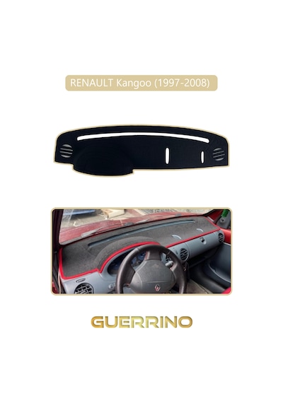 Renault Kangoo 1997-2008 Torpido Koruma Halısı Bej Kenar