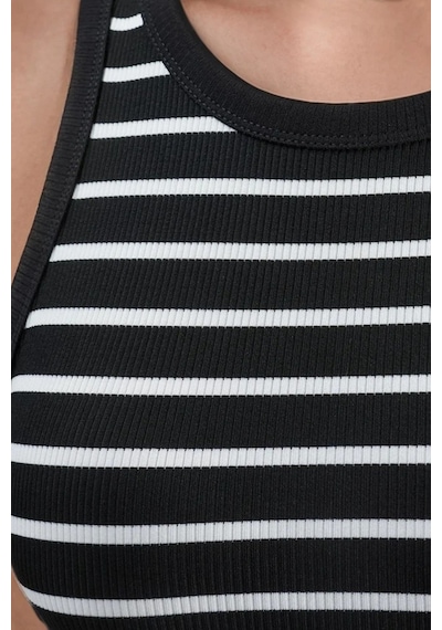 Hiccup Bisiklet Yaka Bodycon Mini Elbise Ellie Collection Siyah 02