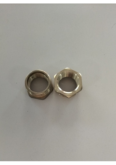 Sarı Pirinç Redüksiyon 1'' - 3/4'' - 2 Adet 1 x 3/4"