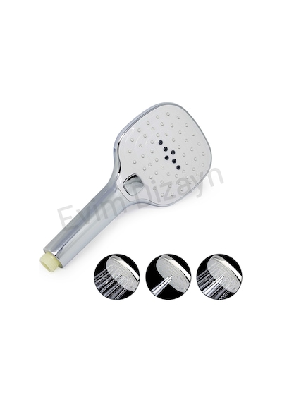 Aqua Bagno Zero El Duşu - Duş Başlığı 3 Fonksiyonlu Krom